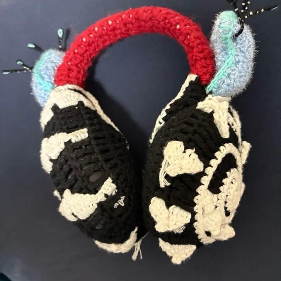 あおばくん着用 Peace888butterfly 耳あて 裏原