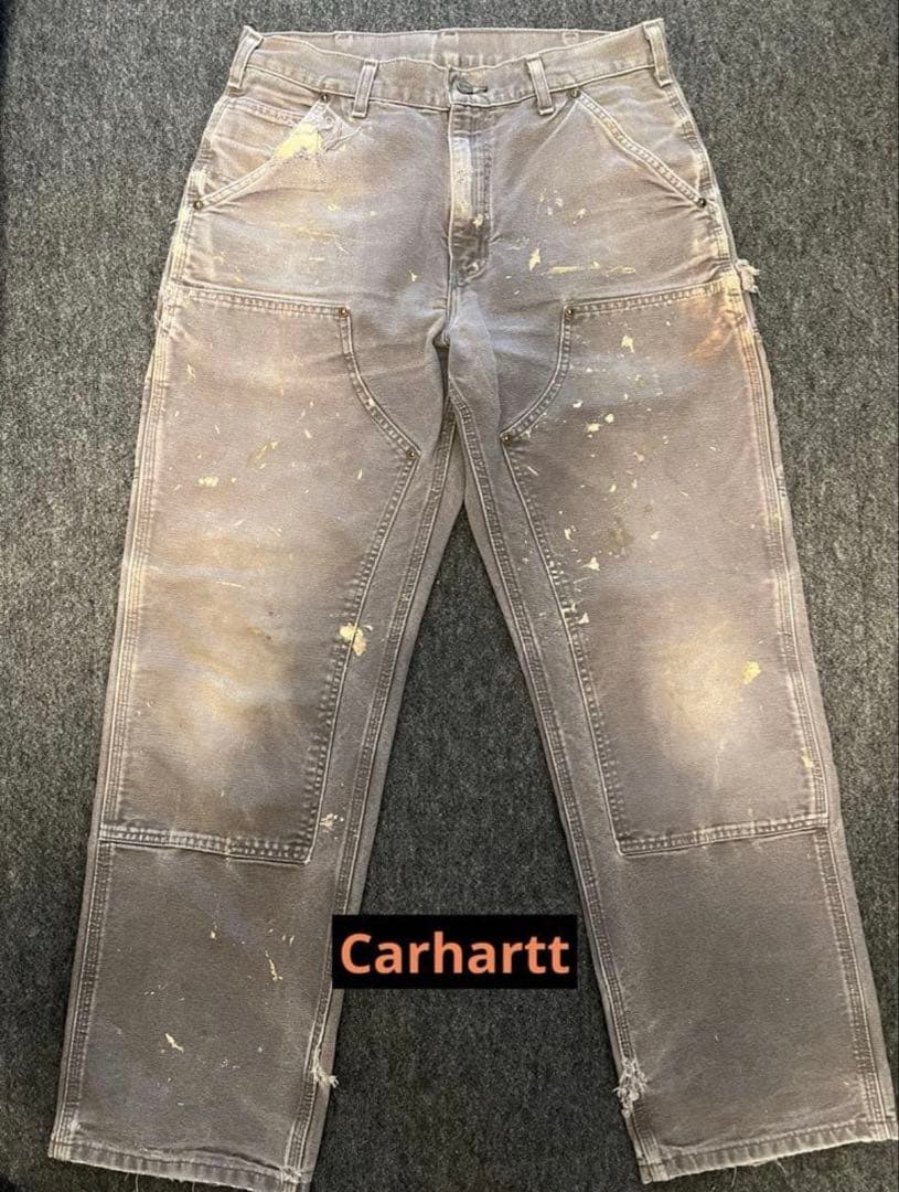 Carhartt カーハート ペインターパンツ グレー ダブルニー32×32