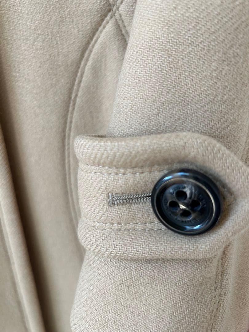 バーバリーブルーレーベル　チェック柄　ベージュ　コート　38