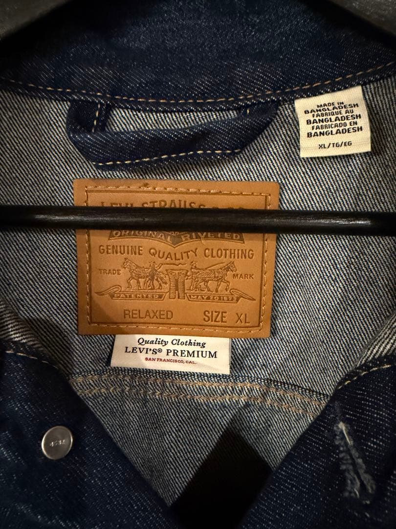 Levi's Premium リラックスフィット デニムジャケット XL
