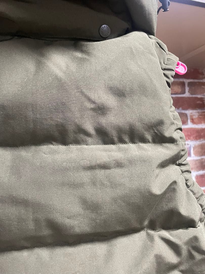 【DANTON】ダウンベスト カーキ 40サイズ