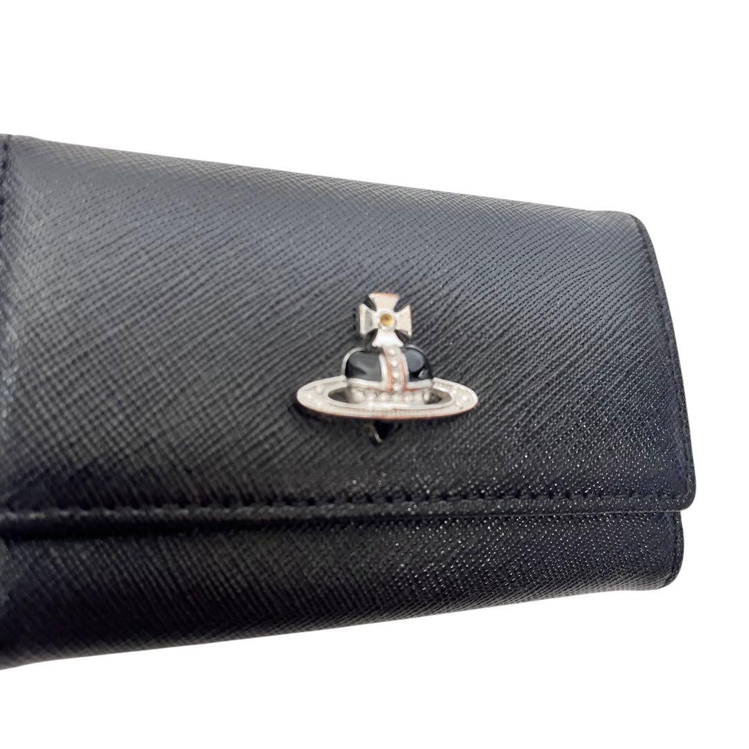 希少美品✨ Vivienne Westwood キーケース ビジュー オーブ 黒