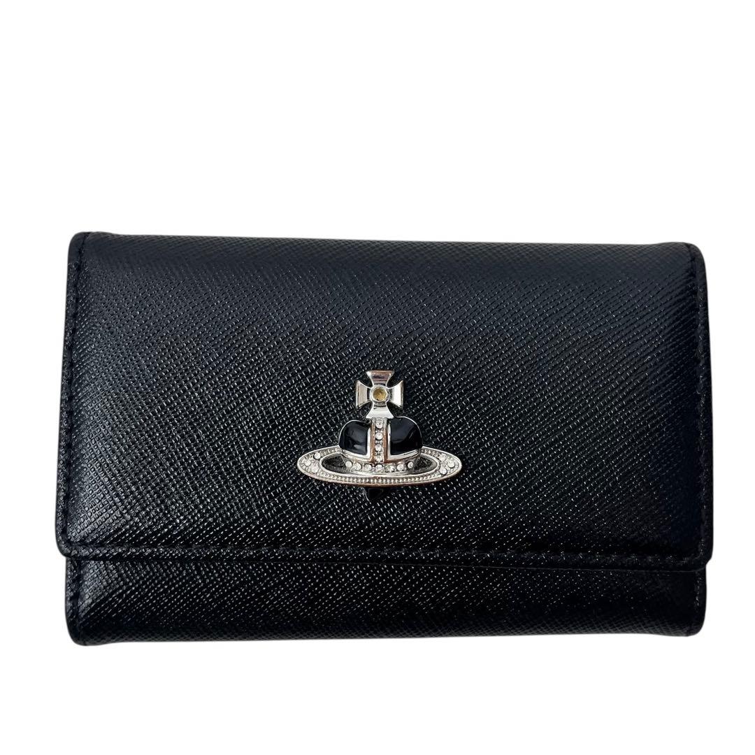 希少美品✨ Vivienne Westwood キーケース ビジュー オーブ 黒
