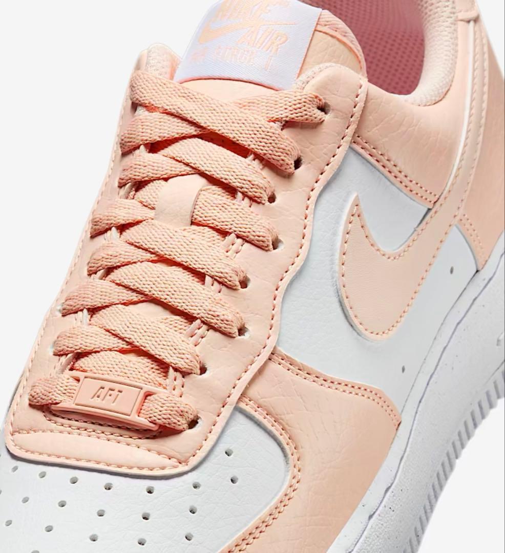 国内正規 エアフォース1 ウィメンズ レディース ピンク ホワイト 24.5