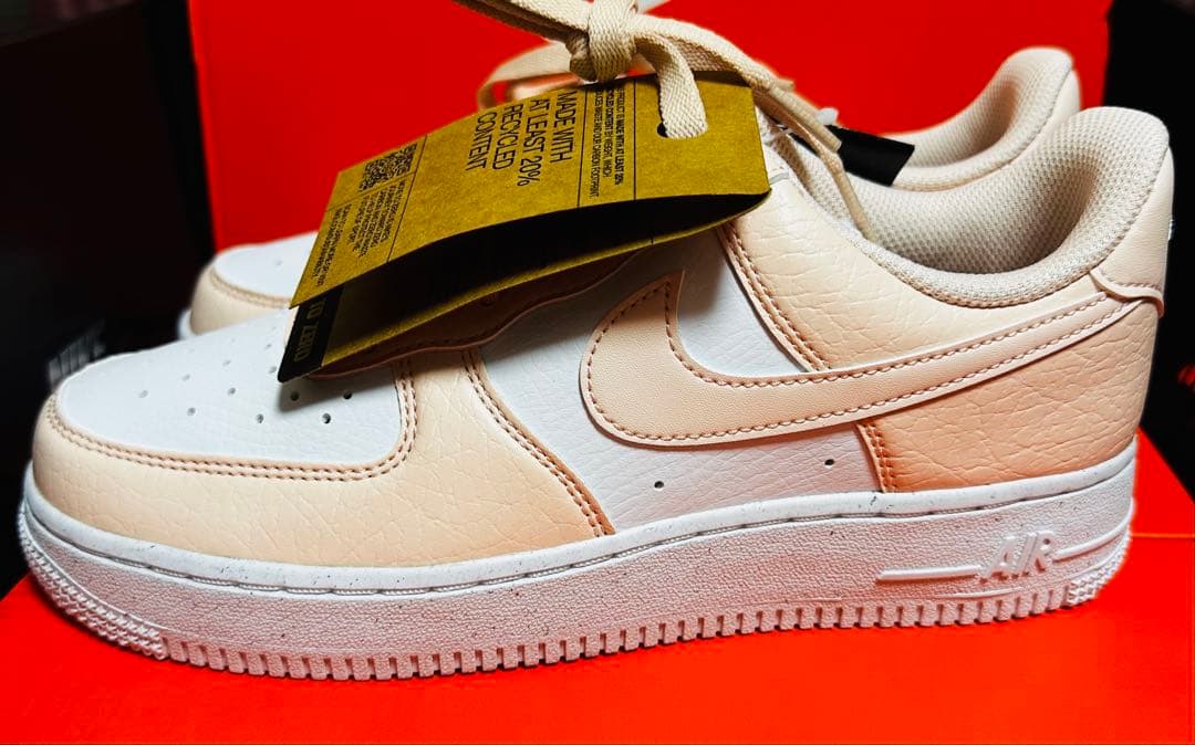 国内正規 エアフォース1 ウィメンズ レディース ピンク ホワイト 24.5