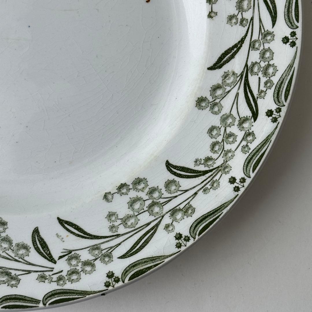 フランスアンティーク　St.Amand ミモザ　サンタマン　2枚セット