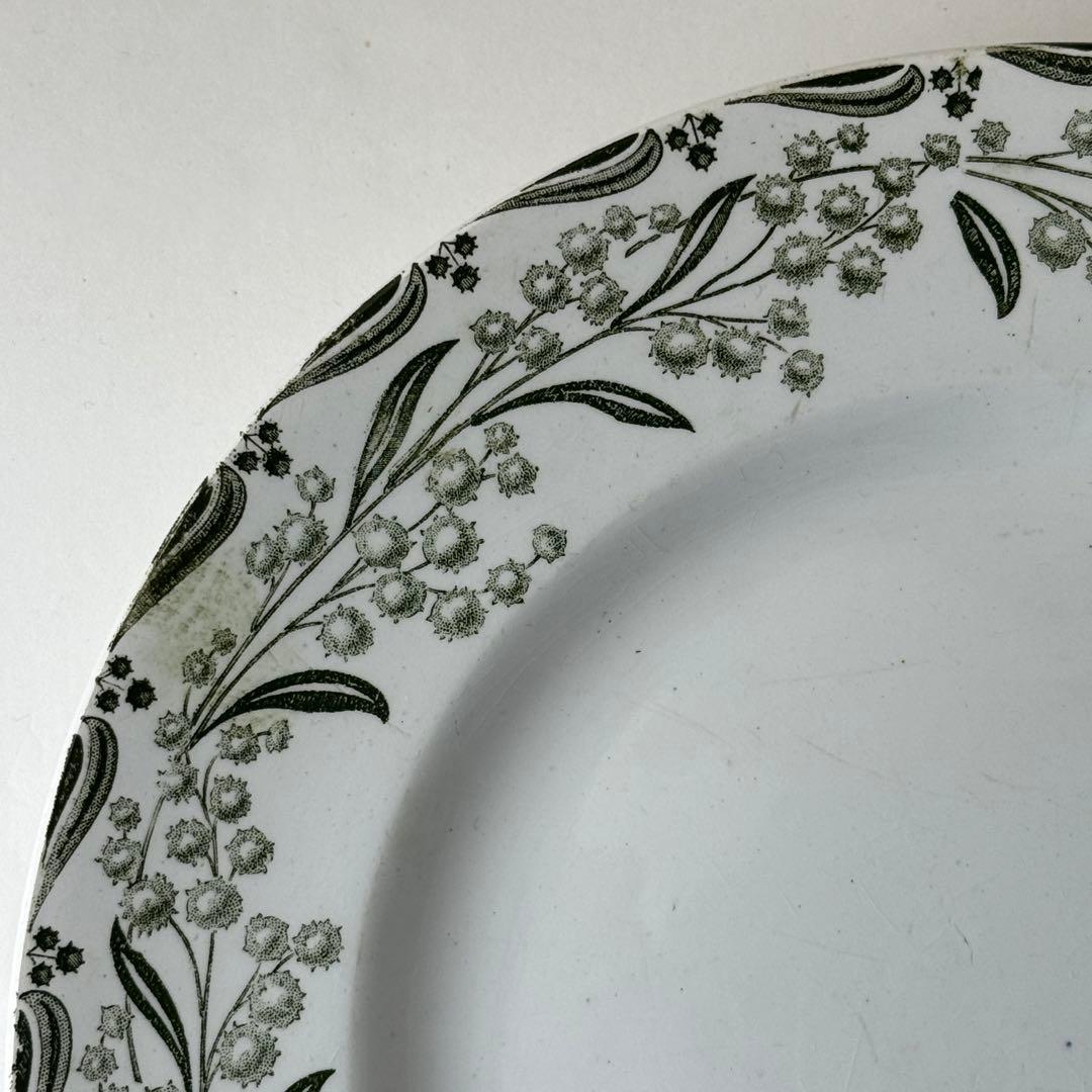 フランスアンティーク　St.Amand ミモザ　サンタマン　2枚セット