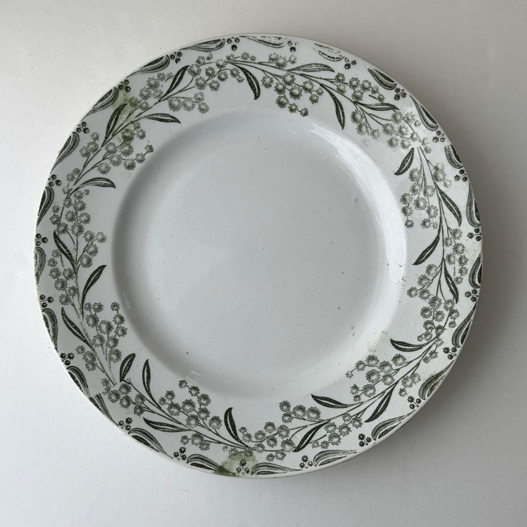 フランスアンティーク　St.Amand ミモザ　サンタマン　2枚セット