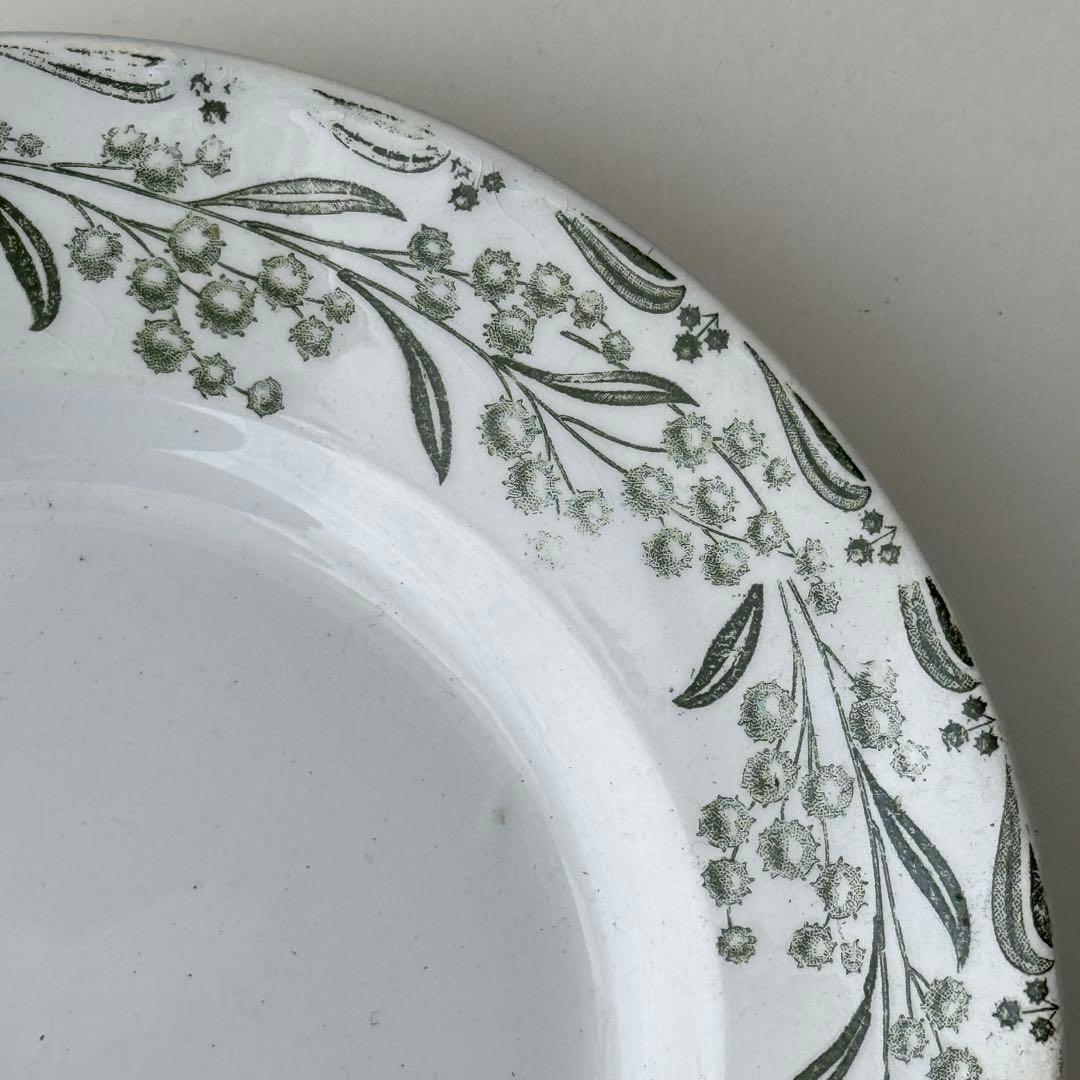 フランスアンティーク　St.Amand ミモザ　サンタマン　2枚セット