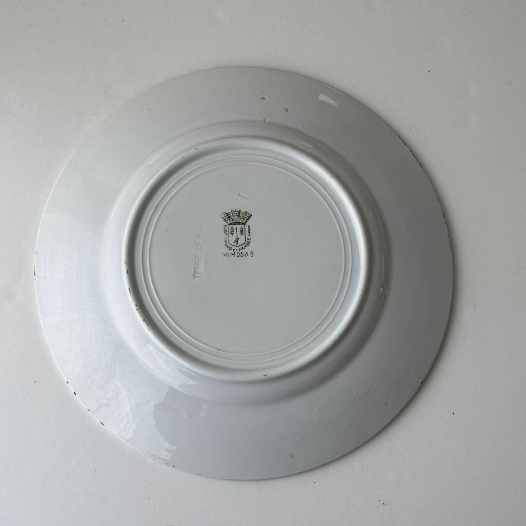 フランスアンティーク　St.Amand ミモザ　サンタマン　2枚セット