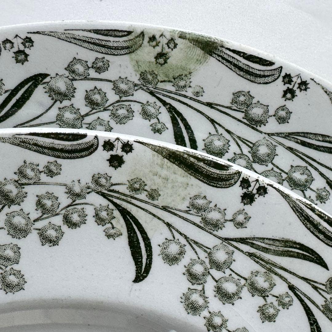 フランスアンティーク　St.Amand ミモザ　サンタマン　2枚セット