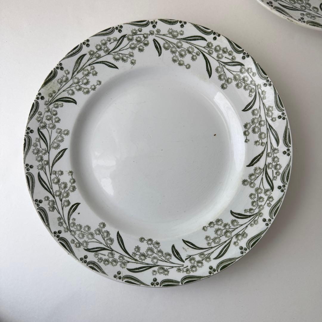 フランスアンティーク　St.Amand ミモザ　サンタマン　2枚セット