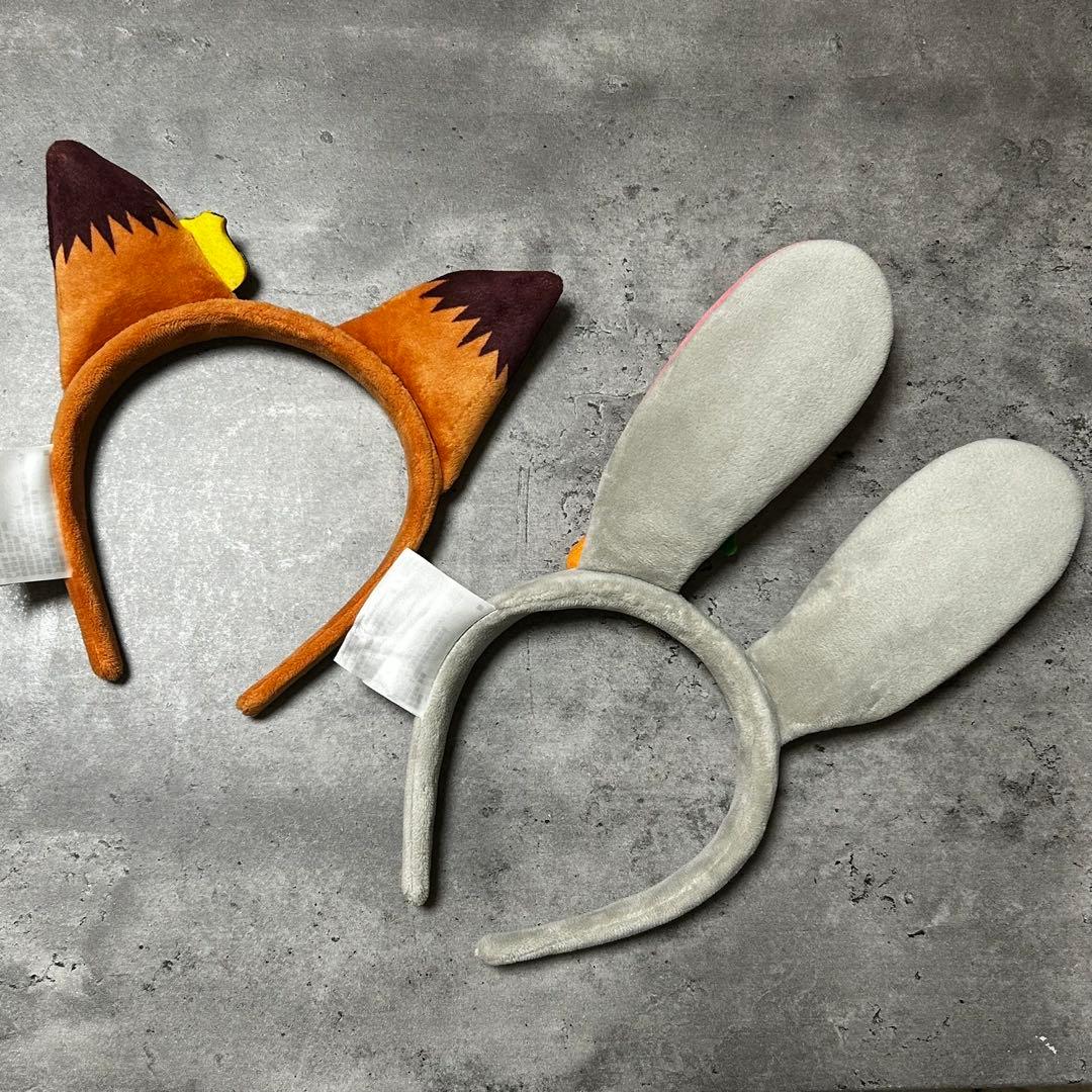 【上海ディズニー限定】ズートピア カチューシャセット(ジュディ・ニック)