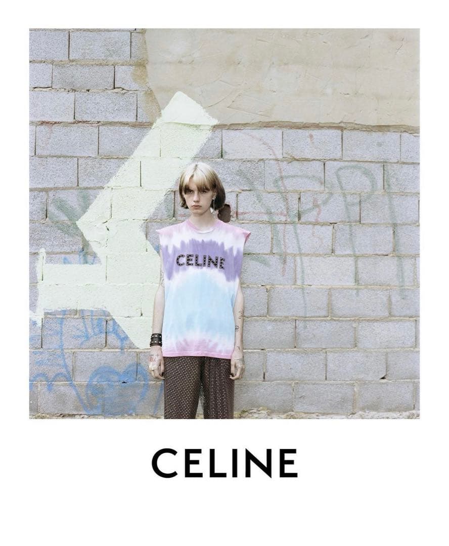 CELINE 22SS ノースリーブTシャツ COSMIC CRUISER XS