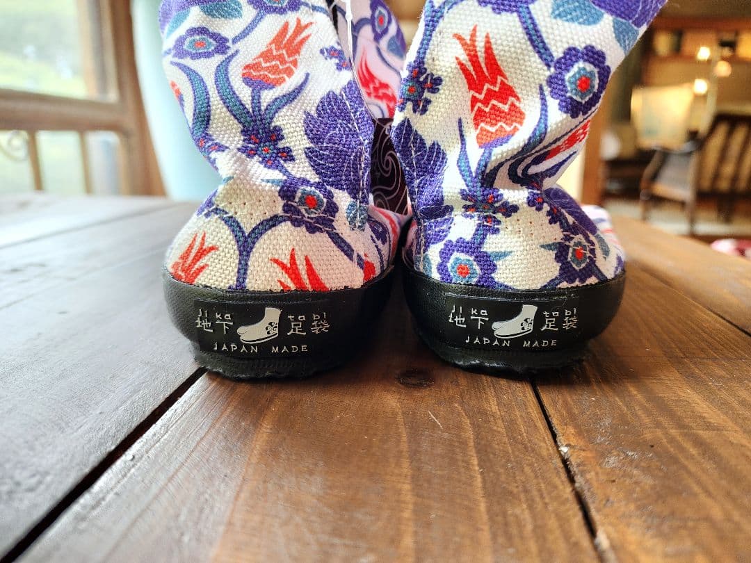 新品 倭物やカヤ 地下足袋-JIKATABI-24cm トルタ 蓮