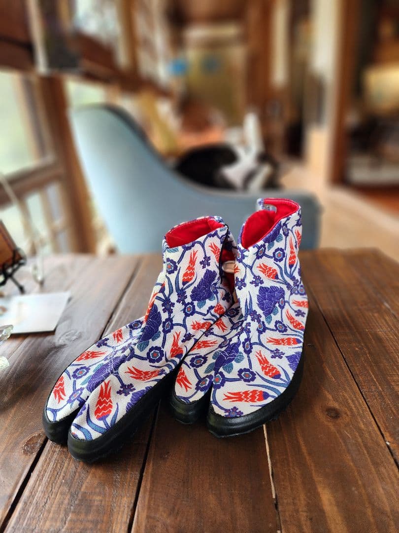 新品 倭物やカヤ 地下足袋-JIKATABI-24cm トルタ 蓮