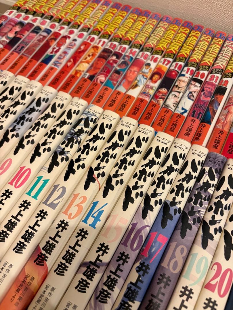 スラムダンク全巻・書籍・グッズ・ピンバッジ／バガボンド全巻・バッグ 6点セット