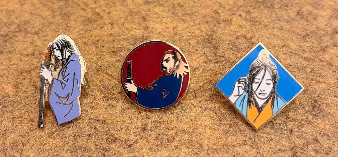 スラムダンク全巻・書籍・グッズ・ピンバッジ／バガボンド全巻・バッグ 6点セット