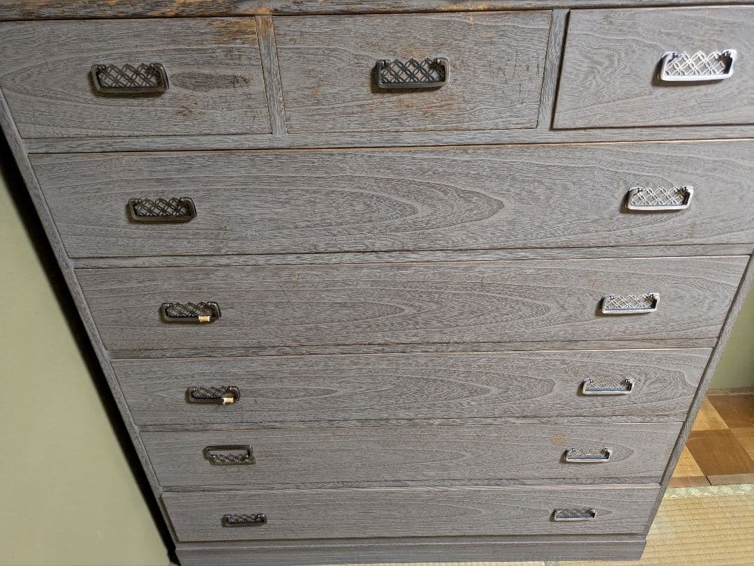 【まなちゃんさん専用】【加茂桐たんす（7段）】伝統工芸士 柏 政衛 作