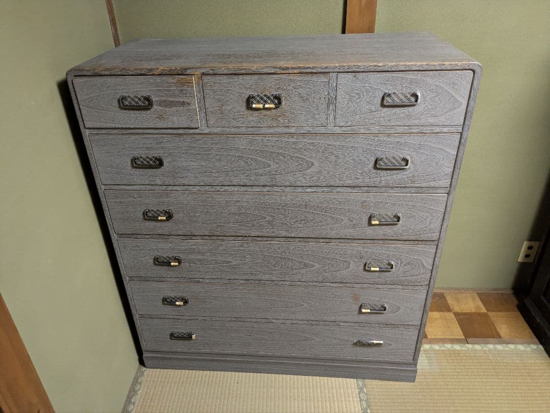 【まなちゃんさん専用】【加茂桐たんす（7段）】伝統工芸士 柏 政衛 作