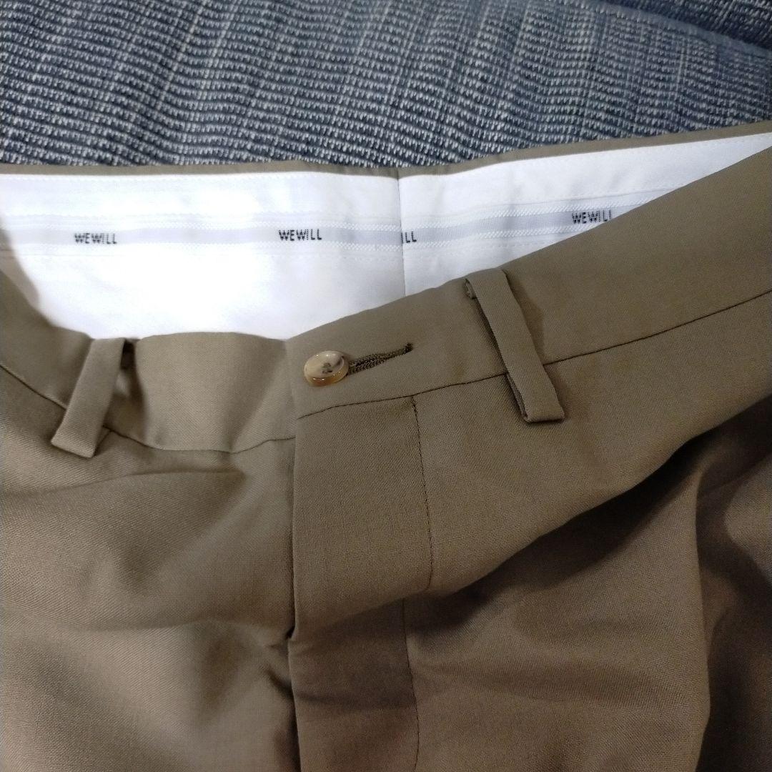 WEWILL ウィーウィル ワイドスラックス トラウザーズ ワイドパンツサイズ1