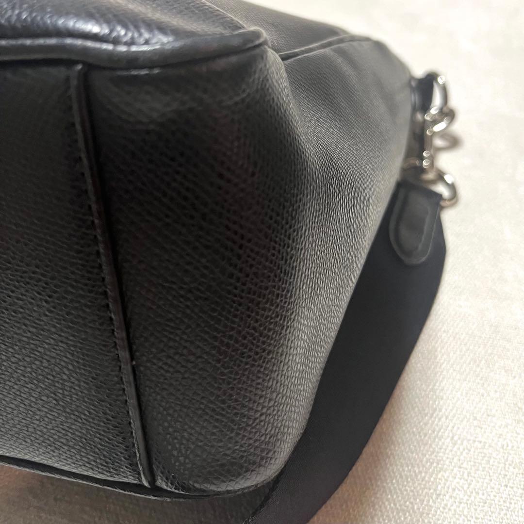 美品　コーチGAGAR ブラックビジネスバッグ黒
