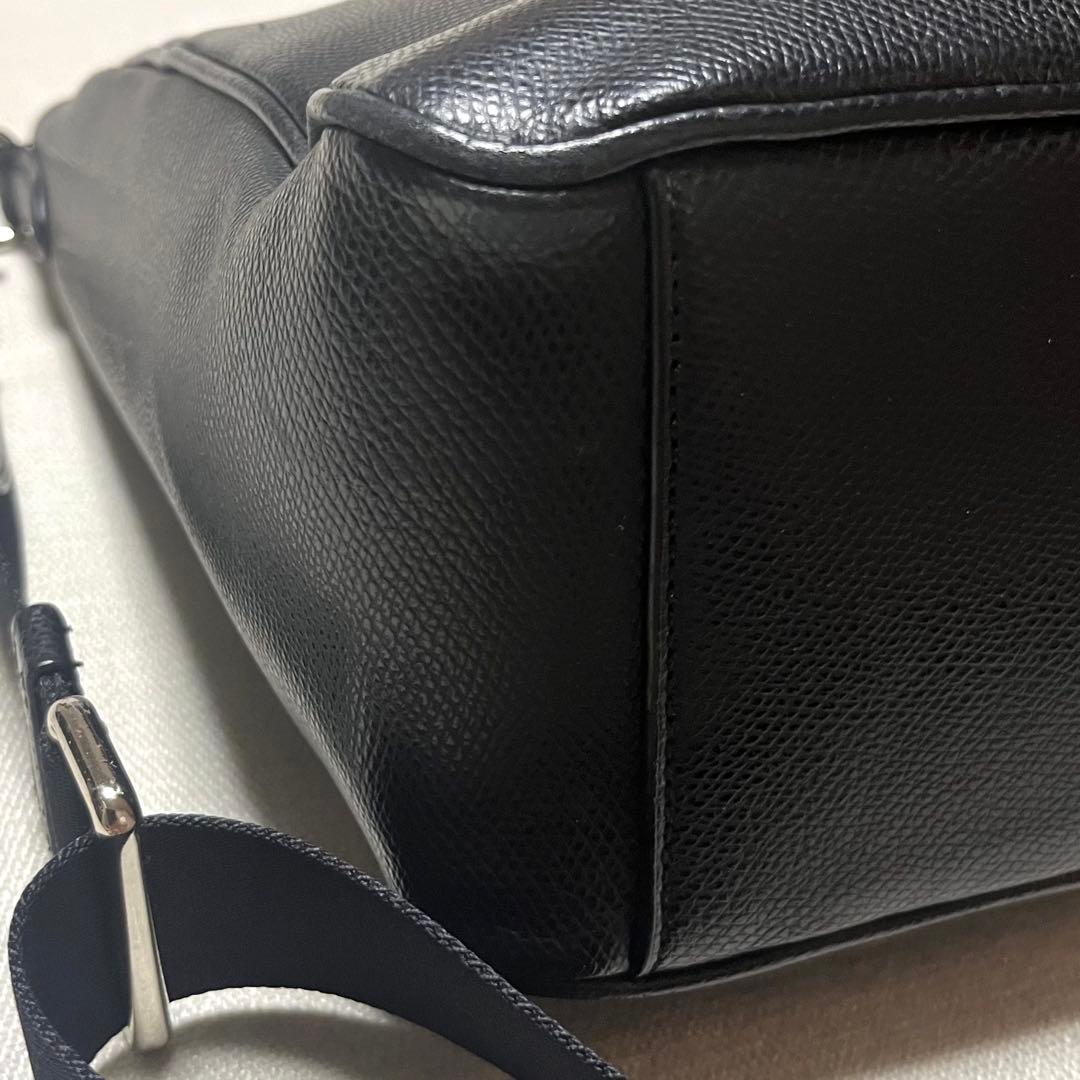 美品　コーチGAGAR ブラックビジネスバッグ黒