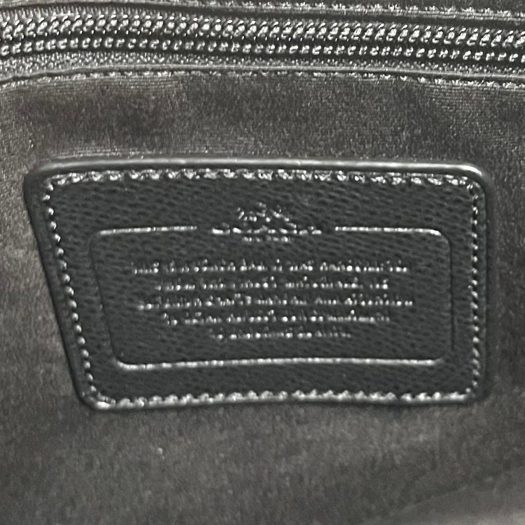 美品　コーチGAGAR ブラックビジネスバッグ黒