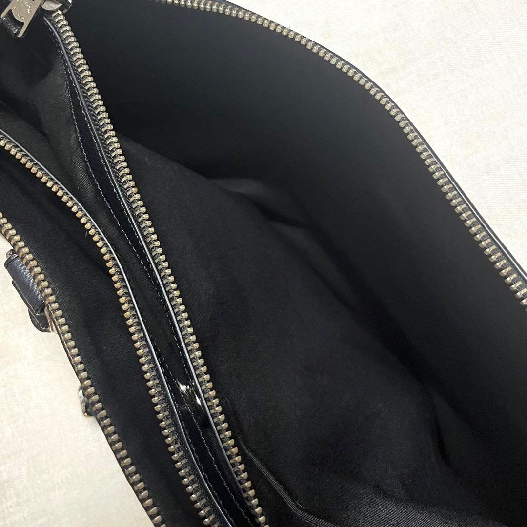 美品　コーチGAGAR ブラックビジネスバッグ黒