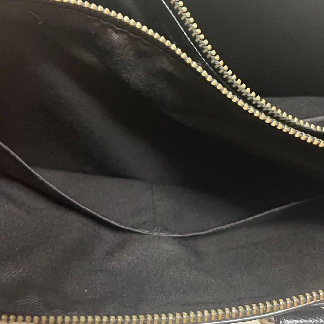 美品　コーチGAGAR ブラックビジネスバッグ黒