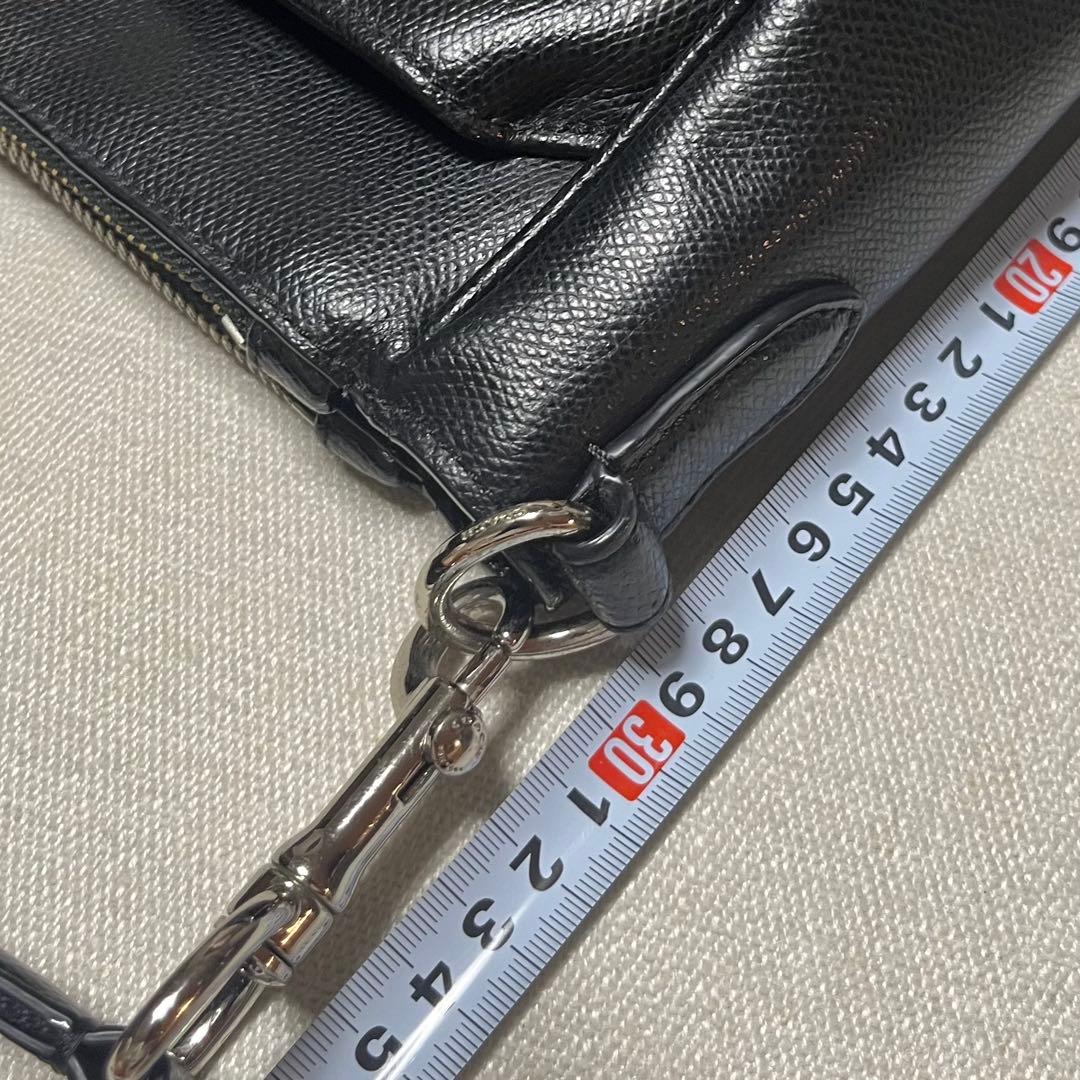 美品　コーチGAGAR ブラックビジネスバッグ黒