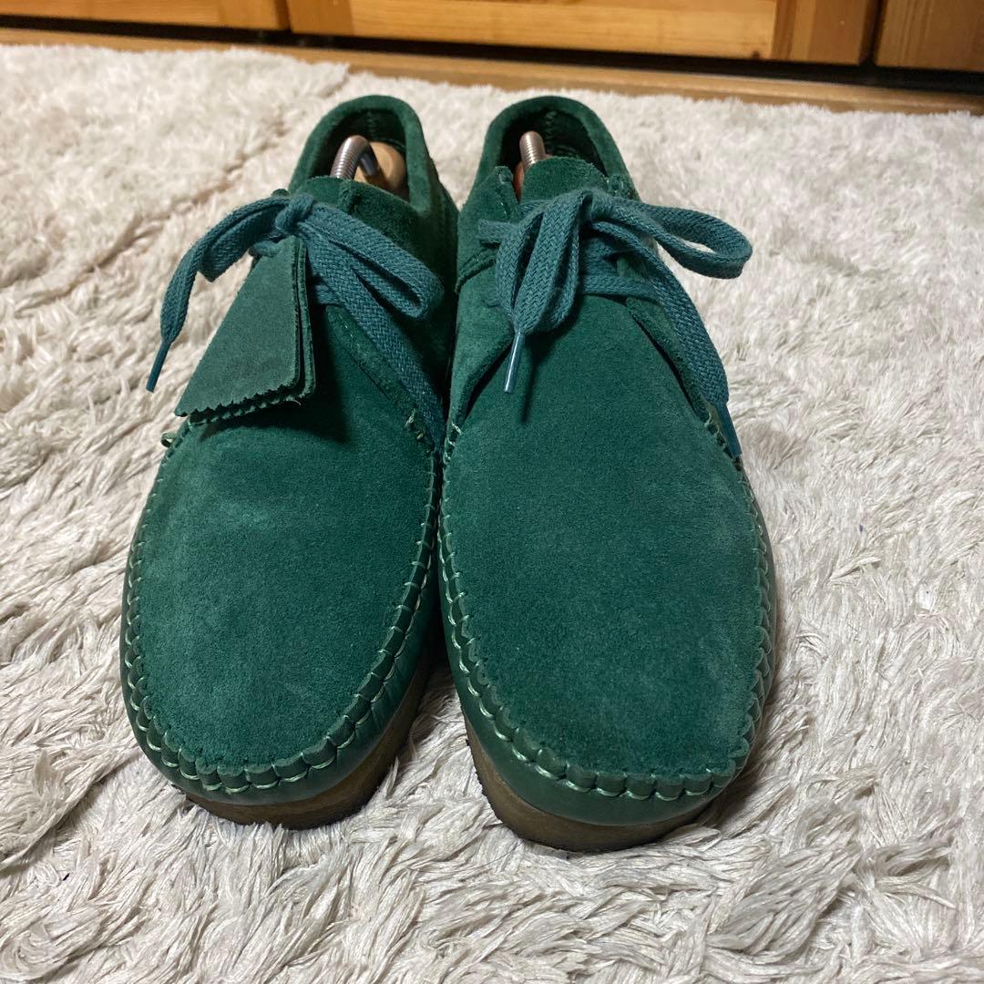 supreme × Clarks モカシン グリーン 26.5cm 最終値下げ