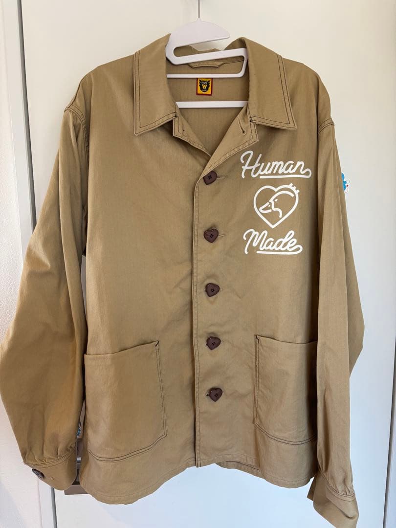 ヒューマンメイド　HUMAN MADE カバーオール　XL ベージュ　NIGO