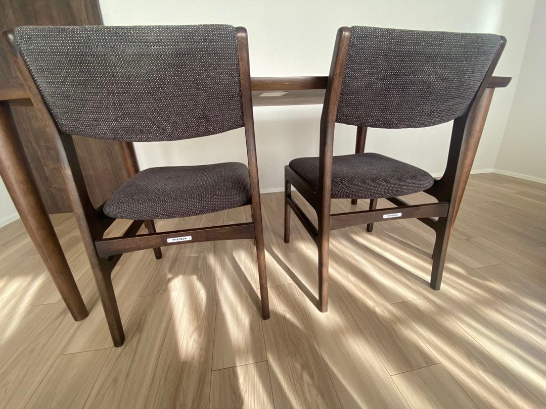 【カリモク60+】ダイニングチェア 2脚セット(送料込)