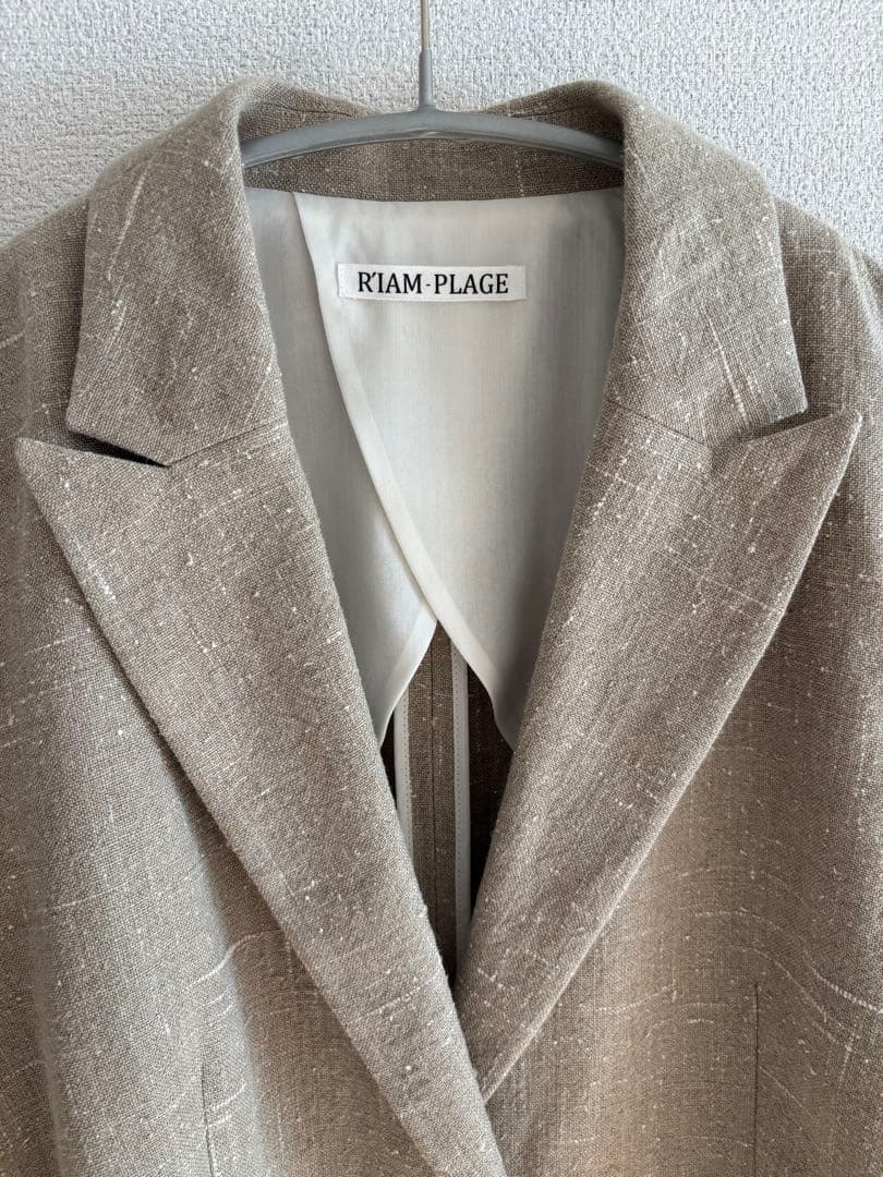 Plage【R’IAM】SILKNEP ジャケット 36