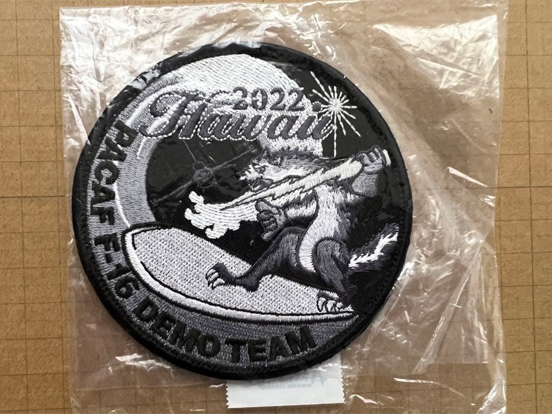 三沢基地　PACAF F-16 デモチーム　2022 ハワイパッチ