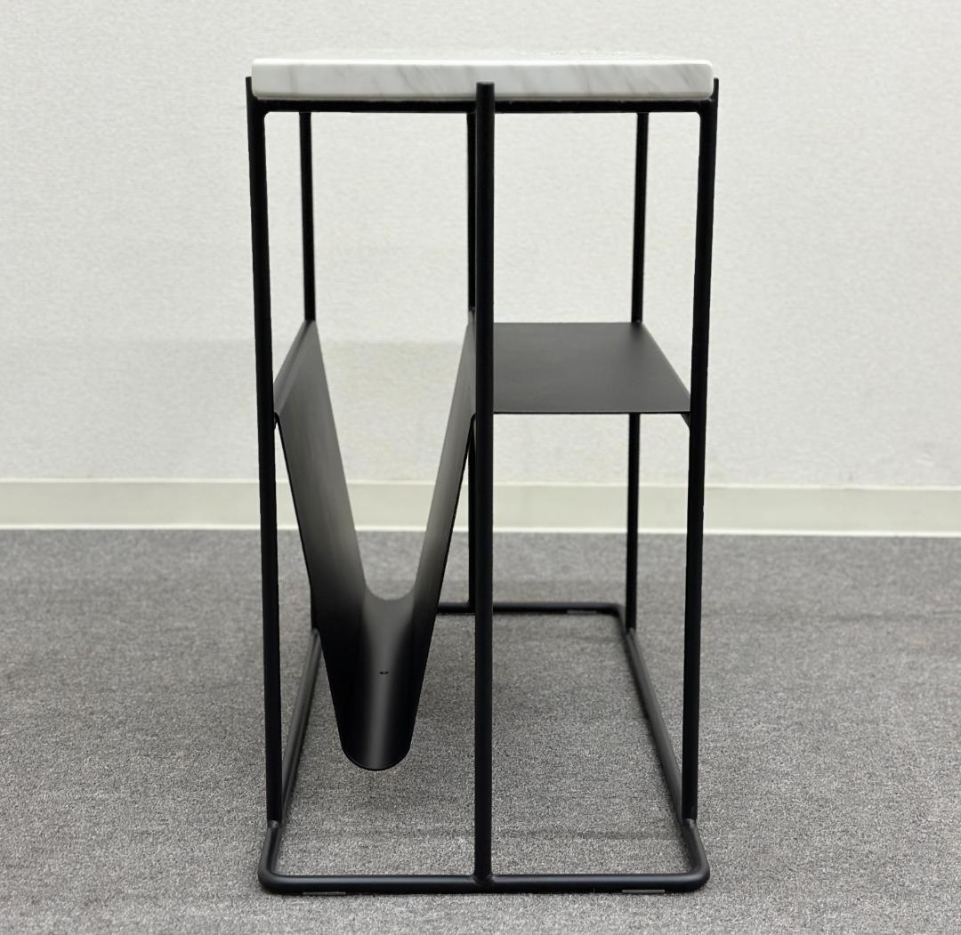 美品■ボーコンセプト■パリス　サイドテーブル　マガジンラック　大理石　エレガント