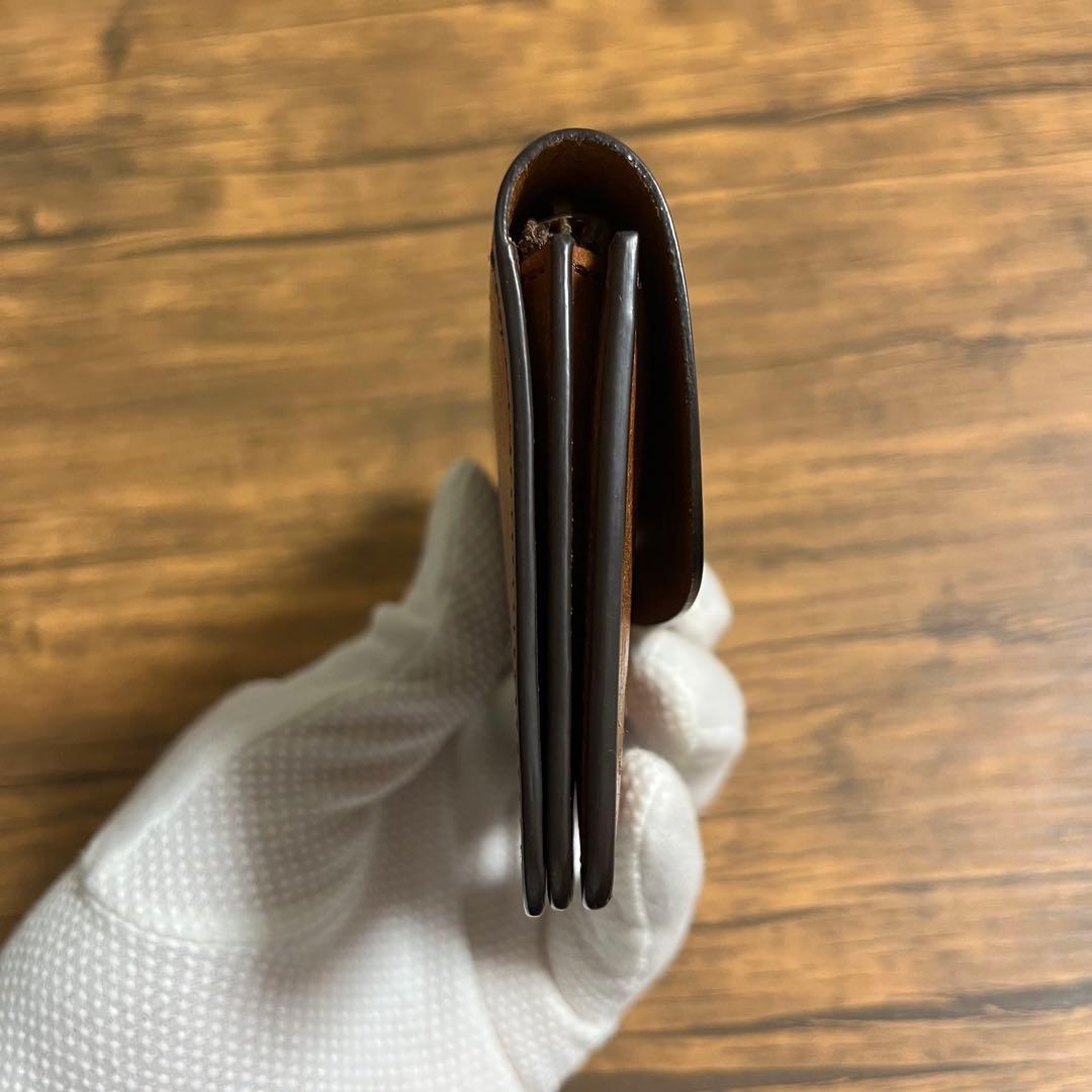 【未使用に近い】SLOW&CO ミニウォレット イングラサット プエブロレザー