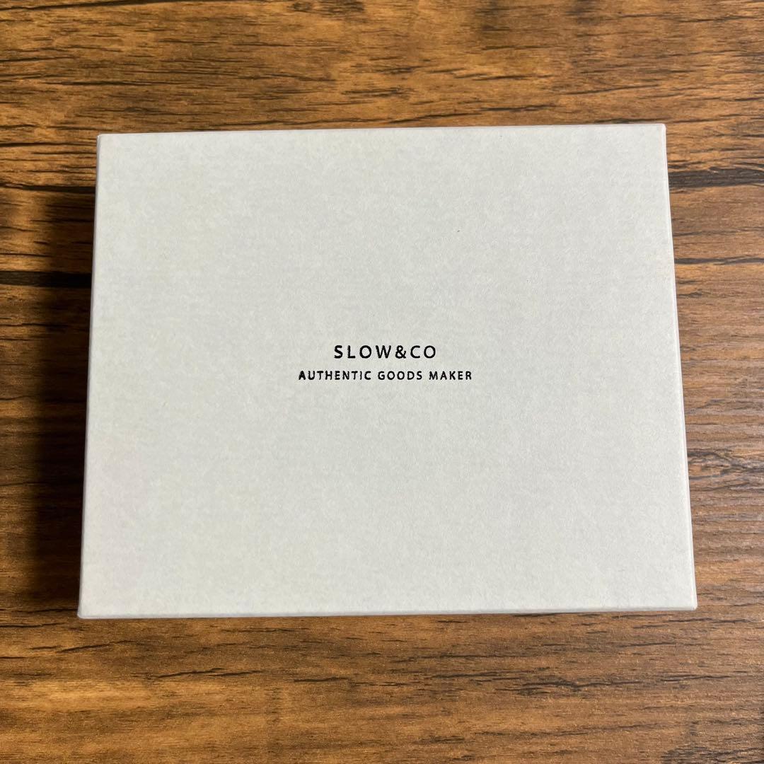 【未使用に近い】SLOW&CO ミニウォレット イングラサット プエブロレザー