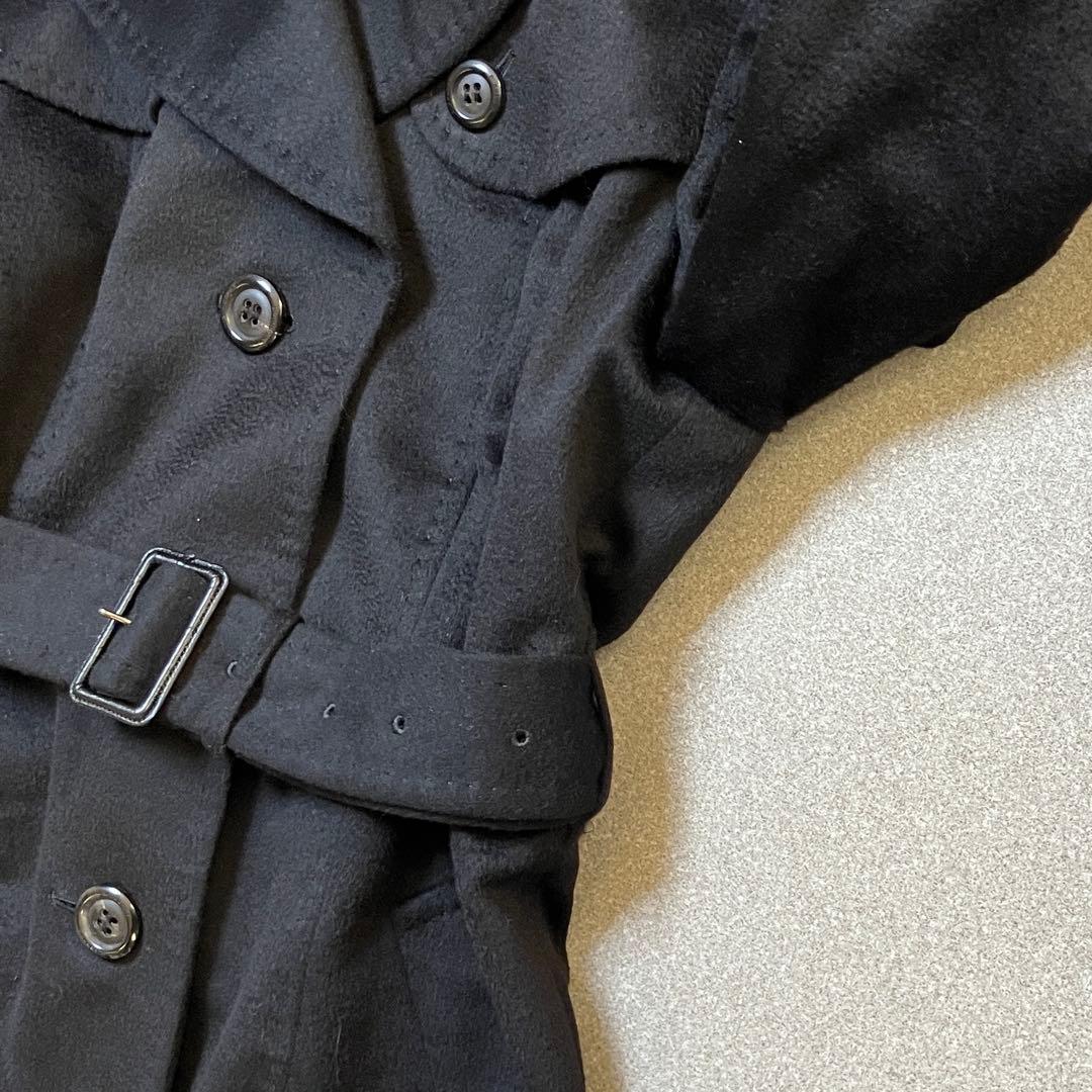【希少✨カシミヤ混】バーバリーロンドン ファー付きウールトレンチコート