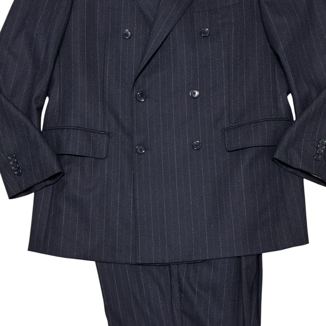 美品✨REGAL リーガル ダブルブレスト 高級スーツ上下 セットアップ 紺色