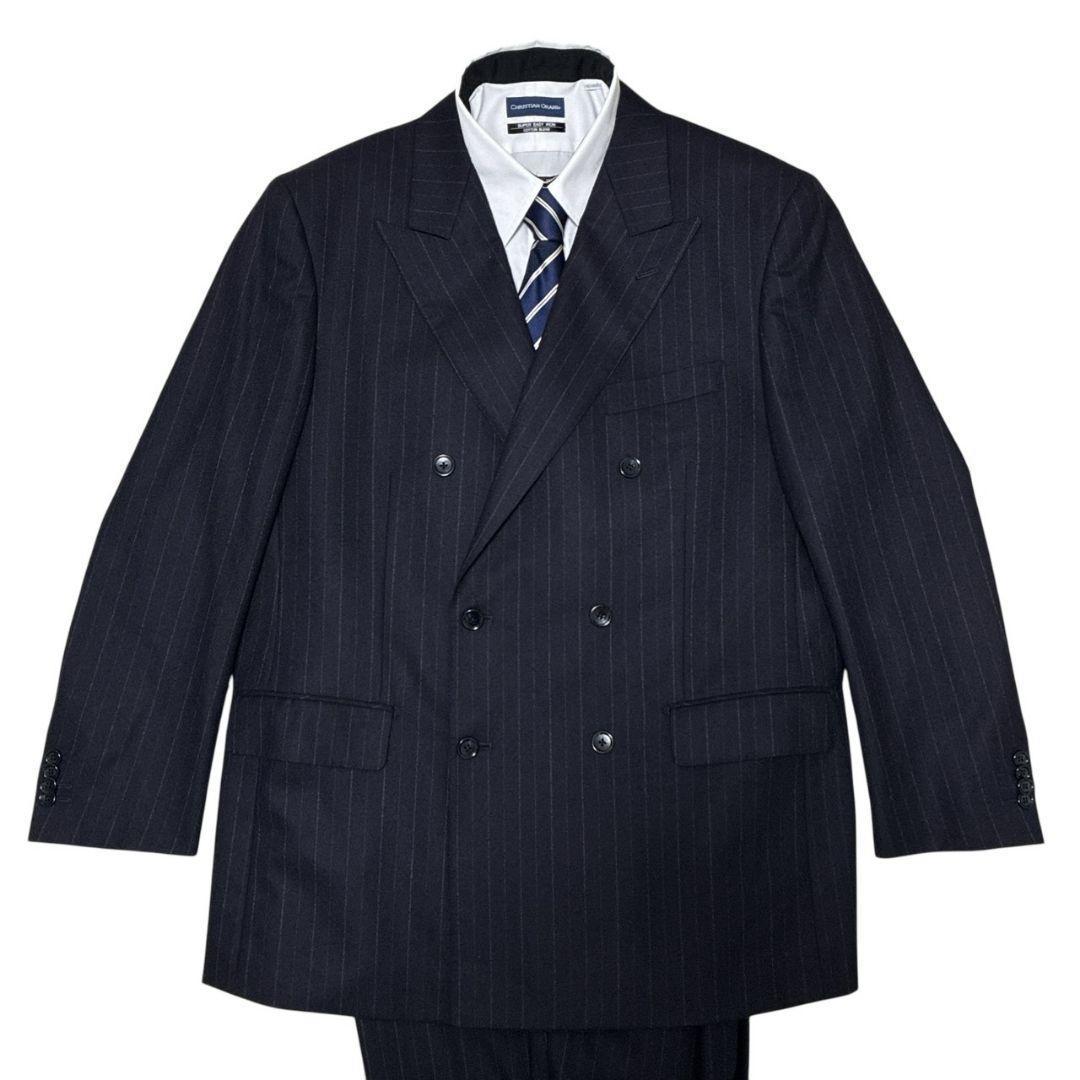 美品✨REGAL リーガル ダブルブレスト 高級スーツ上下 セットアップ 紺色