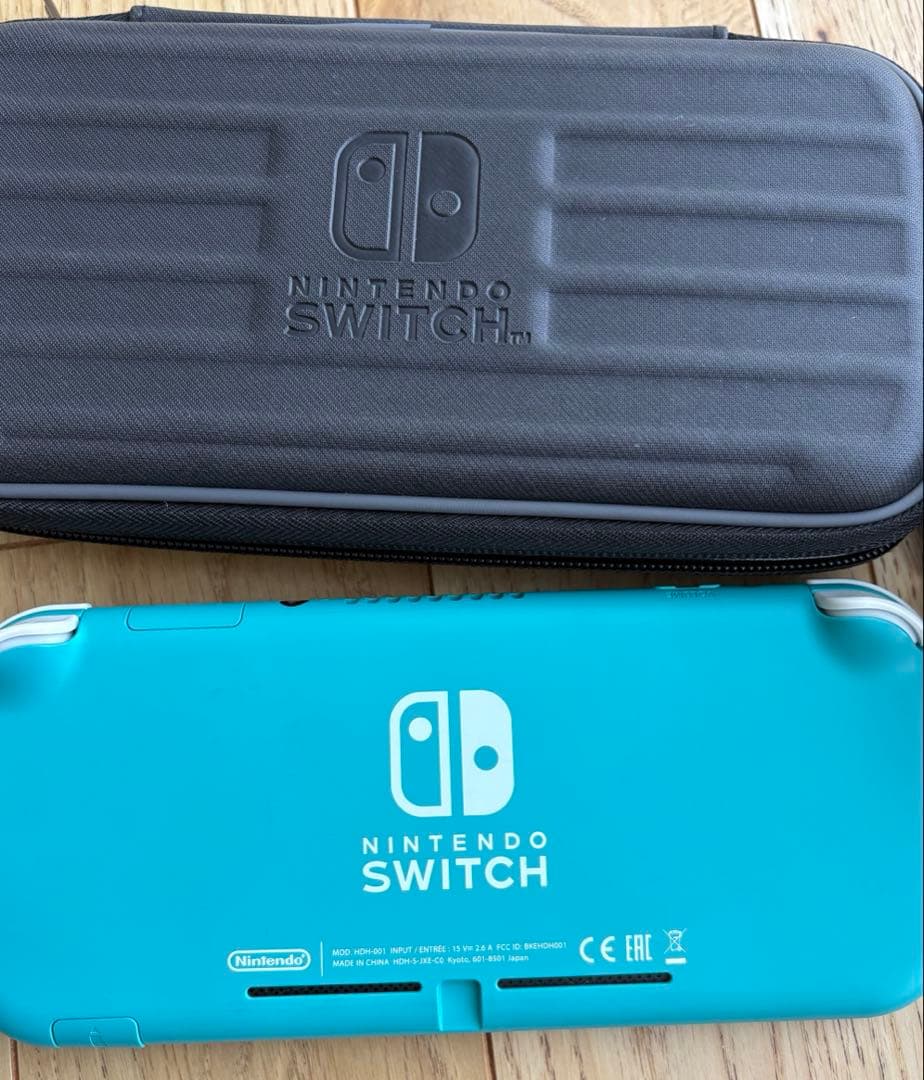 Nintendo Switch Lite 本体 充電器、ケース付き