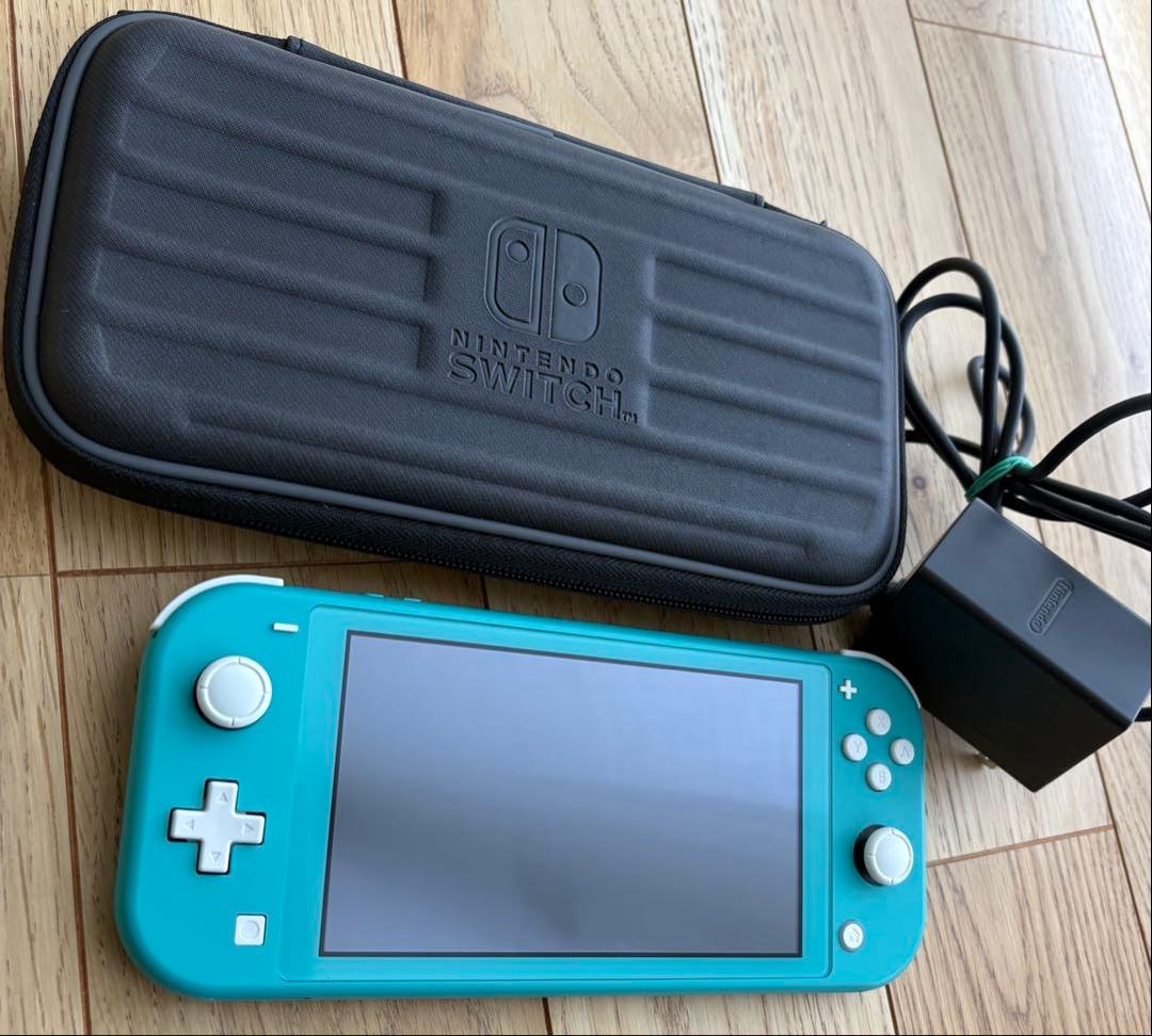Nintendo Switch Lite 本体 充電器、ケース付き