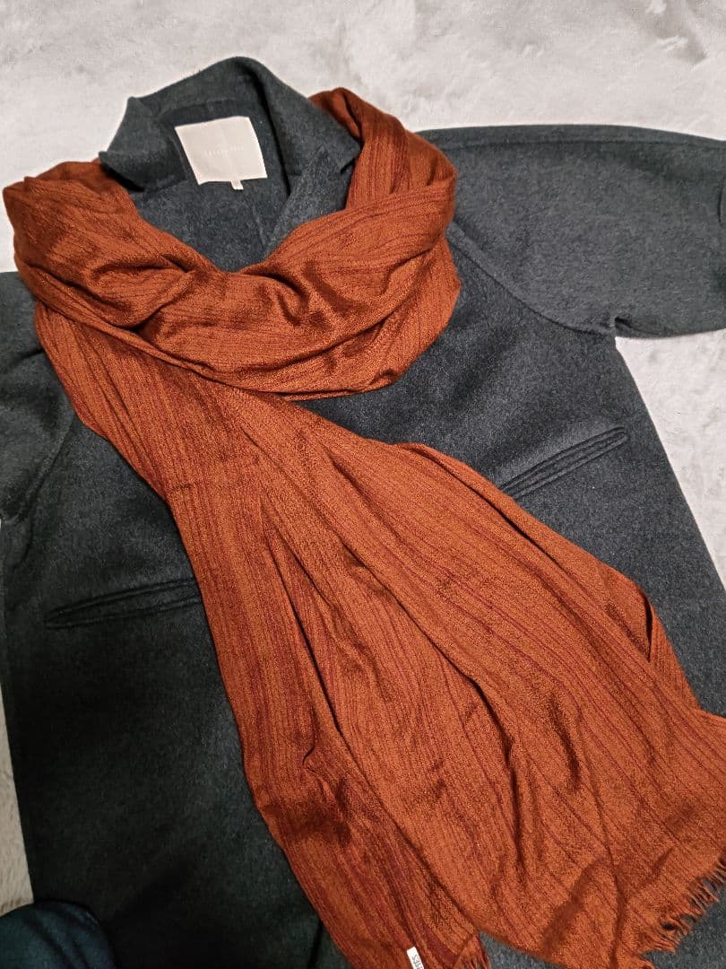 エルメス　レア　大判 カシミアショール　美品