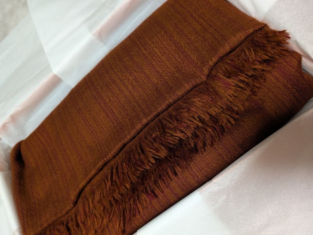 エルメス　レア　大判 カシミアショール　美品