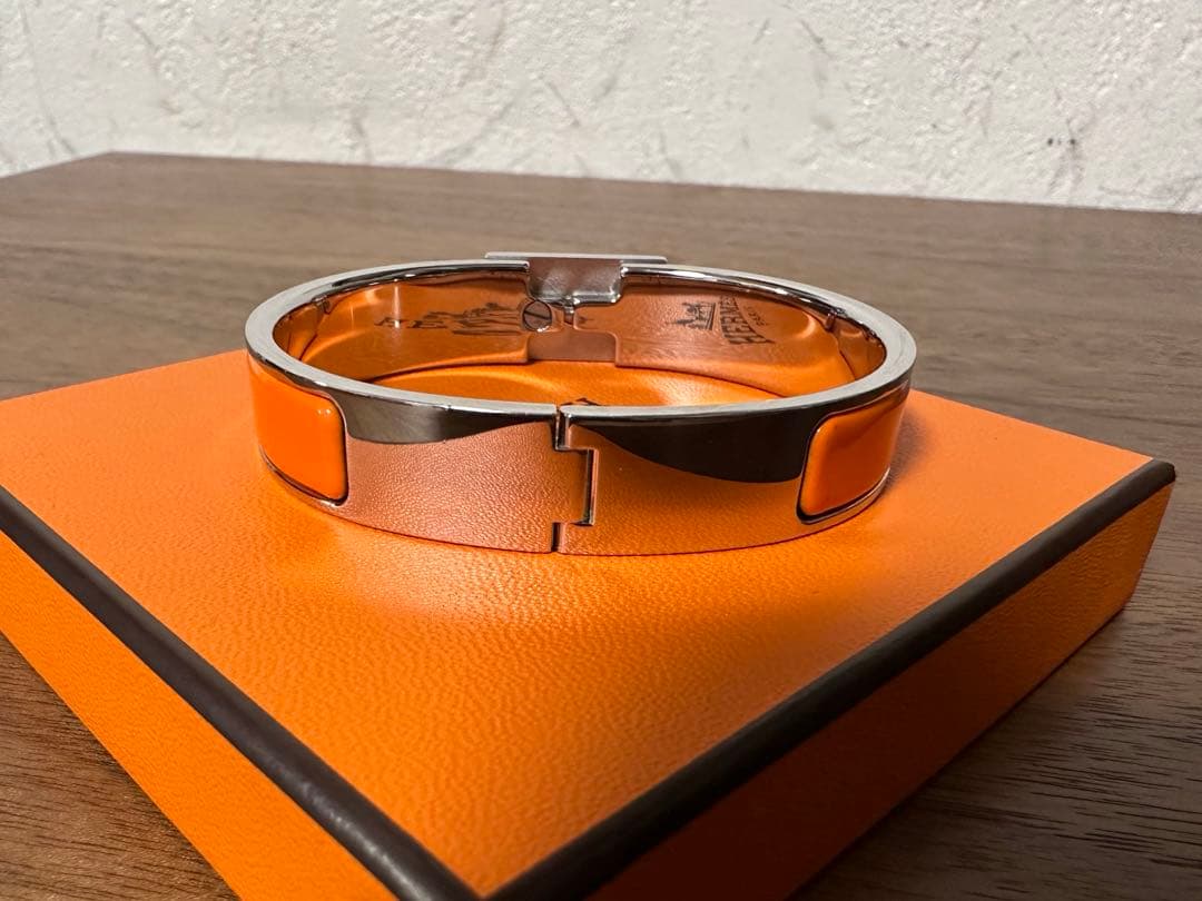 エルメス　エナメルブレスレット 　クリック・アノー