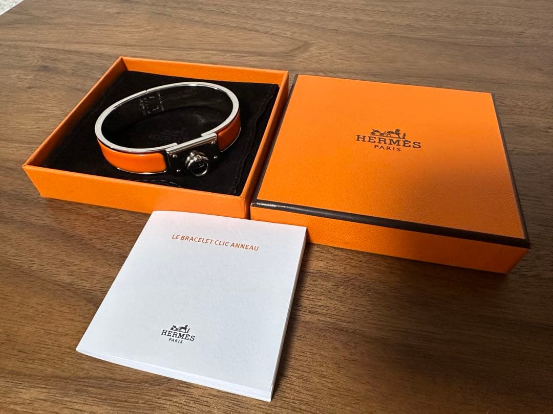 エルメス　エナメルブレスレット 　クリック・アノー