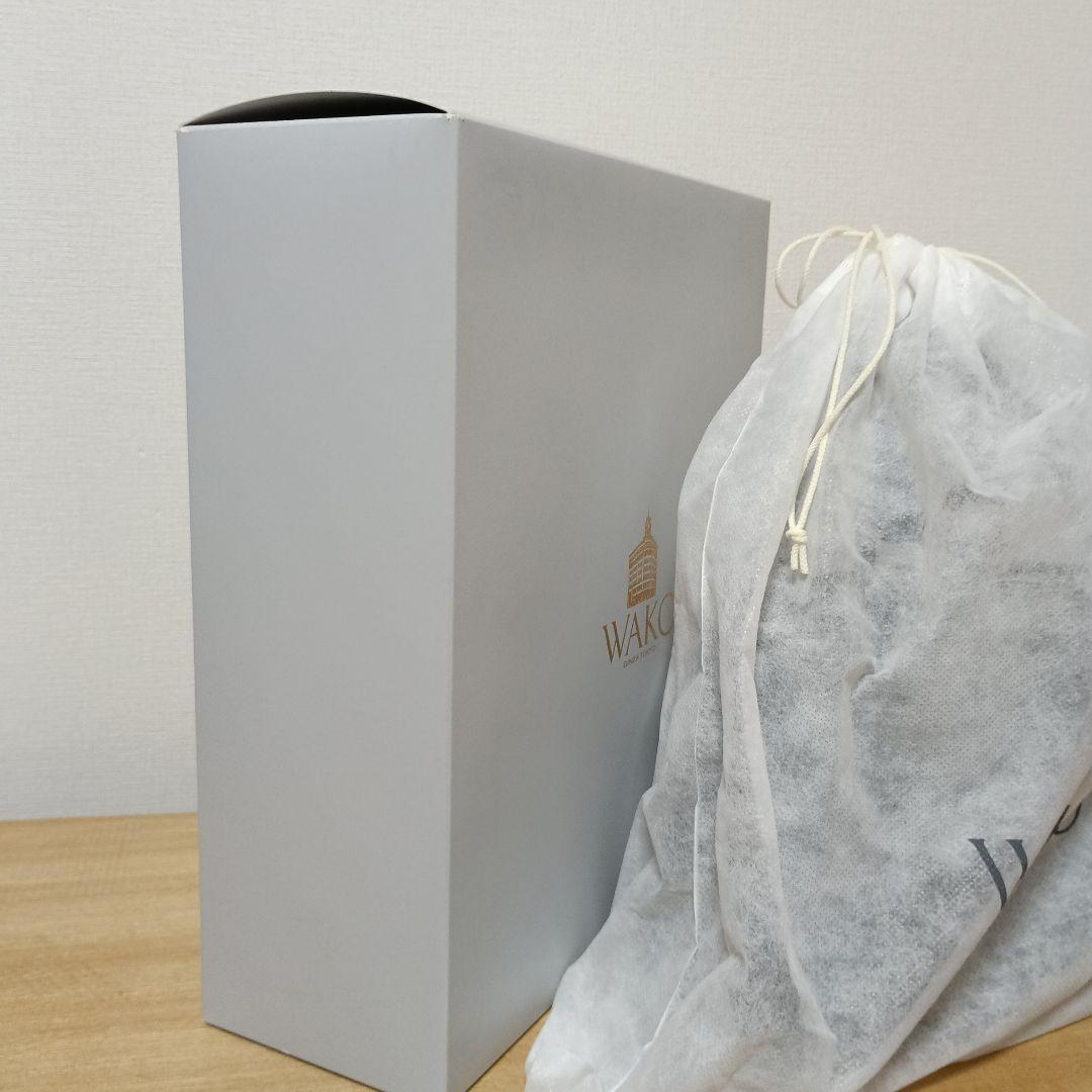 【和光】エナメルバッグ　ブラック