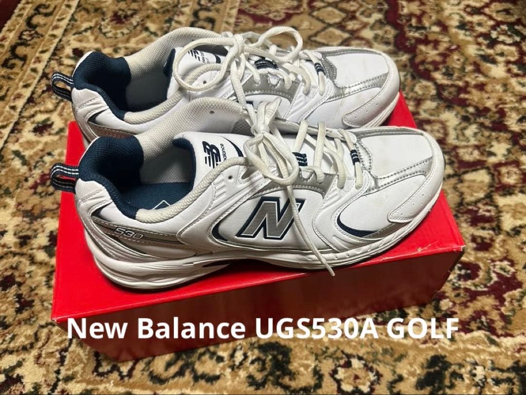 New Balance UGS530S GOLF ホワイト/ネイビー 箱付き